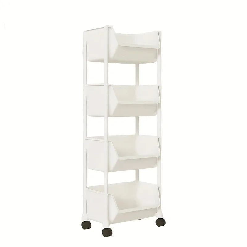 5-layers With wheels storage shelves，bathroom organizers and storage，storage cabinet，rolling cart，use for home and kitchen